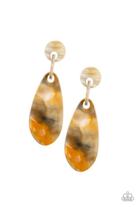 A HAUTE Commodity - Yellow Acrylic Earrings