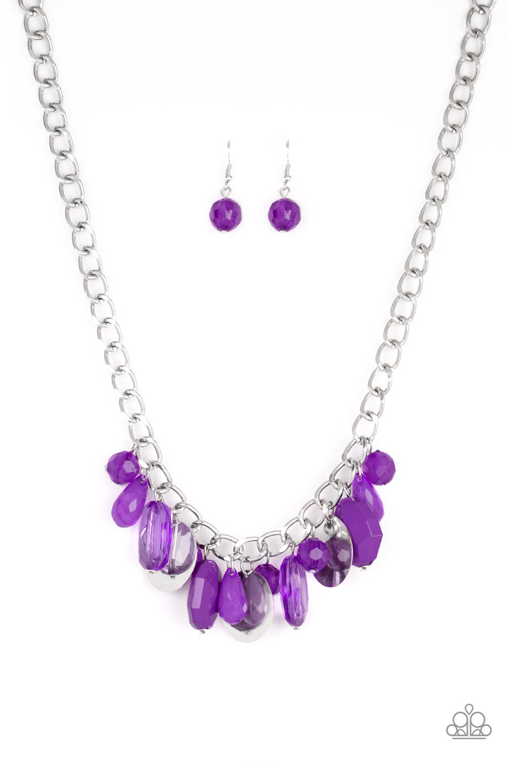 Treasure Shore - Purple Necklace