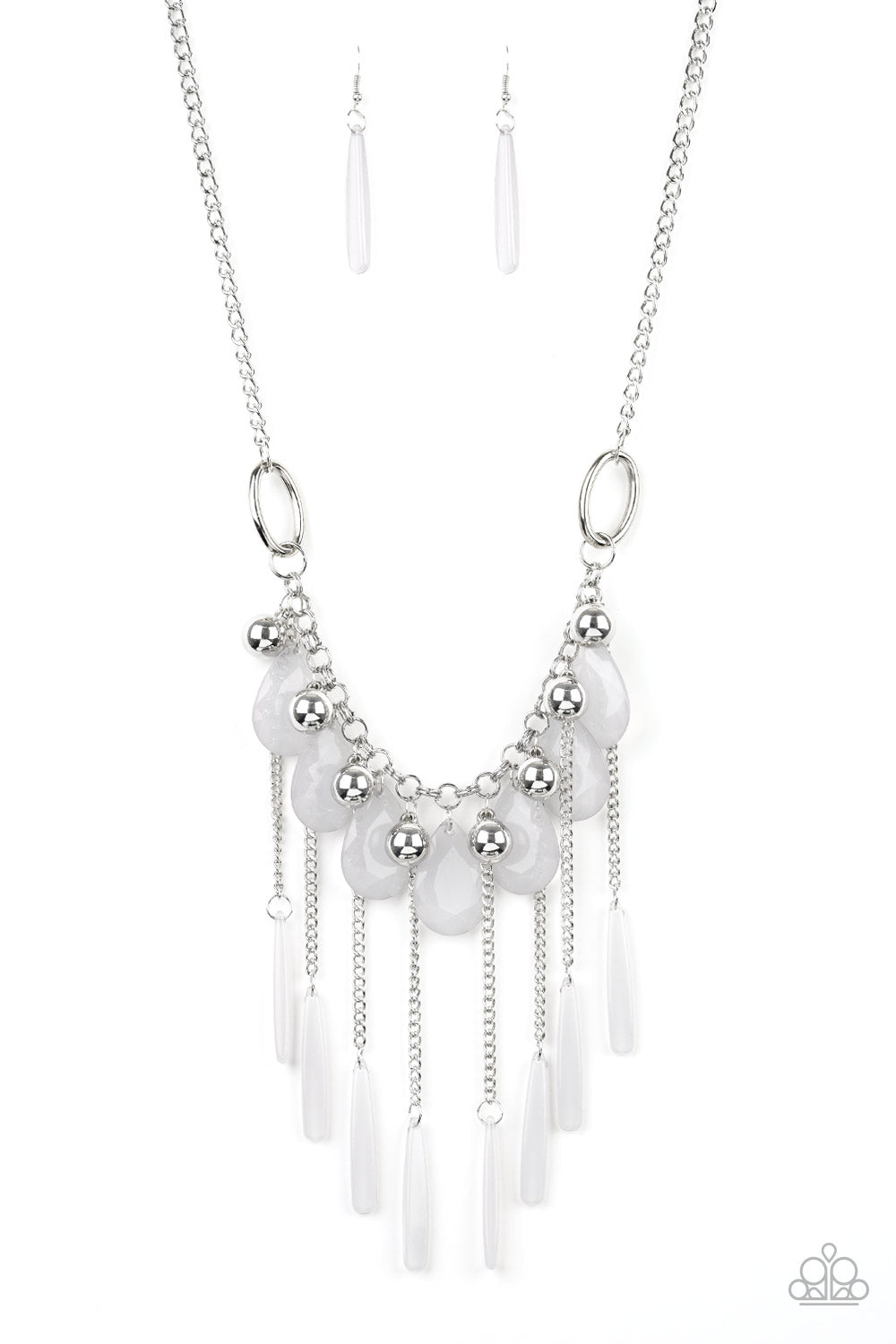 Roaring Riviera- White Necklace