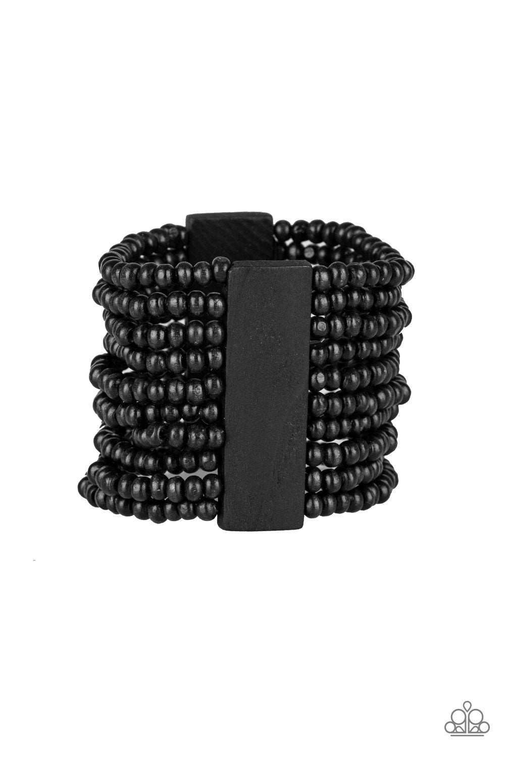 JAMAICAN Me Jam - Black Wood Bracelet