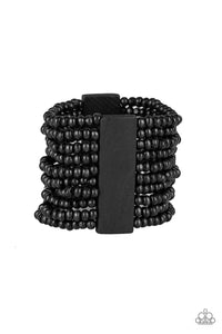JAMAICAN Me Jam - Black Wood Bracelet